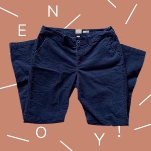 Women’s Navy Corduroy Pants